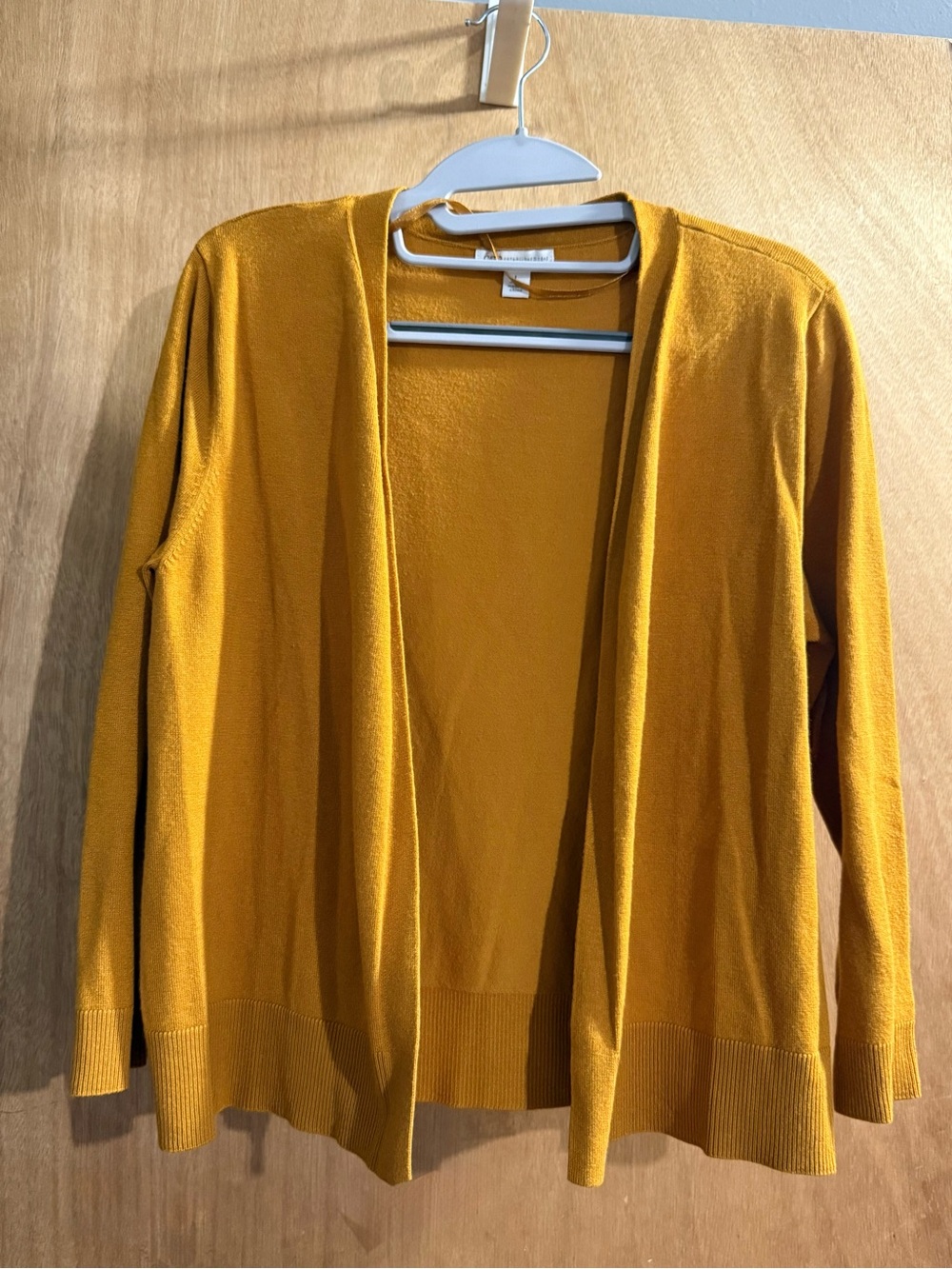 Cato Gold Open-Front Cardigan Sweater